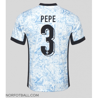 Billige Fotballdrakt Portugal Pepe #3 Replika Bortedrakt EM 2024 Kortermet